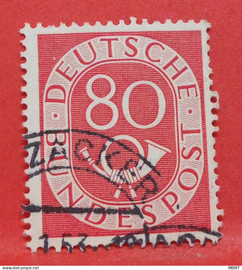 N°27 - 80 Pfennig - Année 1951 - Timbre Oblitéré Allemagne Bundespost - - Gebraucht
