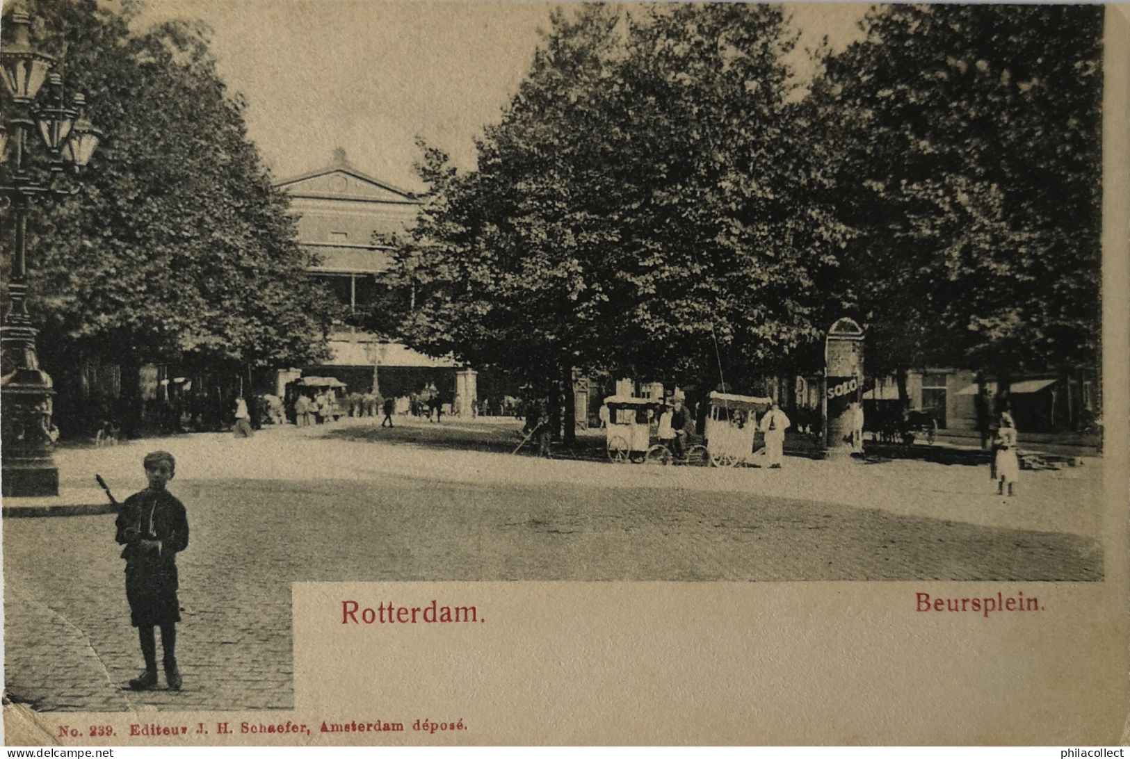 Rotterdam //  Beursplein Ca 1900 Uitg. Schaefer - Rotterdam