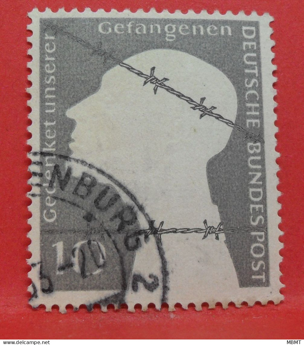 N°55 - 10 Pfennig - Année 1953 - Timbre Oblitéré Allemagne Bundespost - - Gebraucht