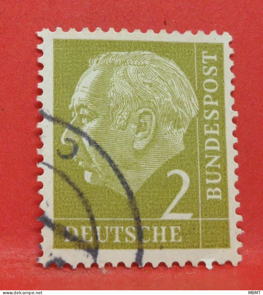 N°67 - 2 Pfennig - Année 1954 - Timbre Oblitéré Allemagne Bundespost - - Usados