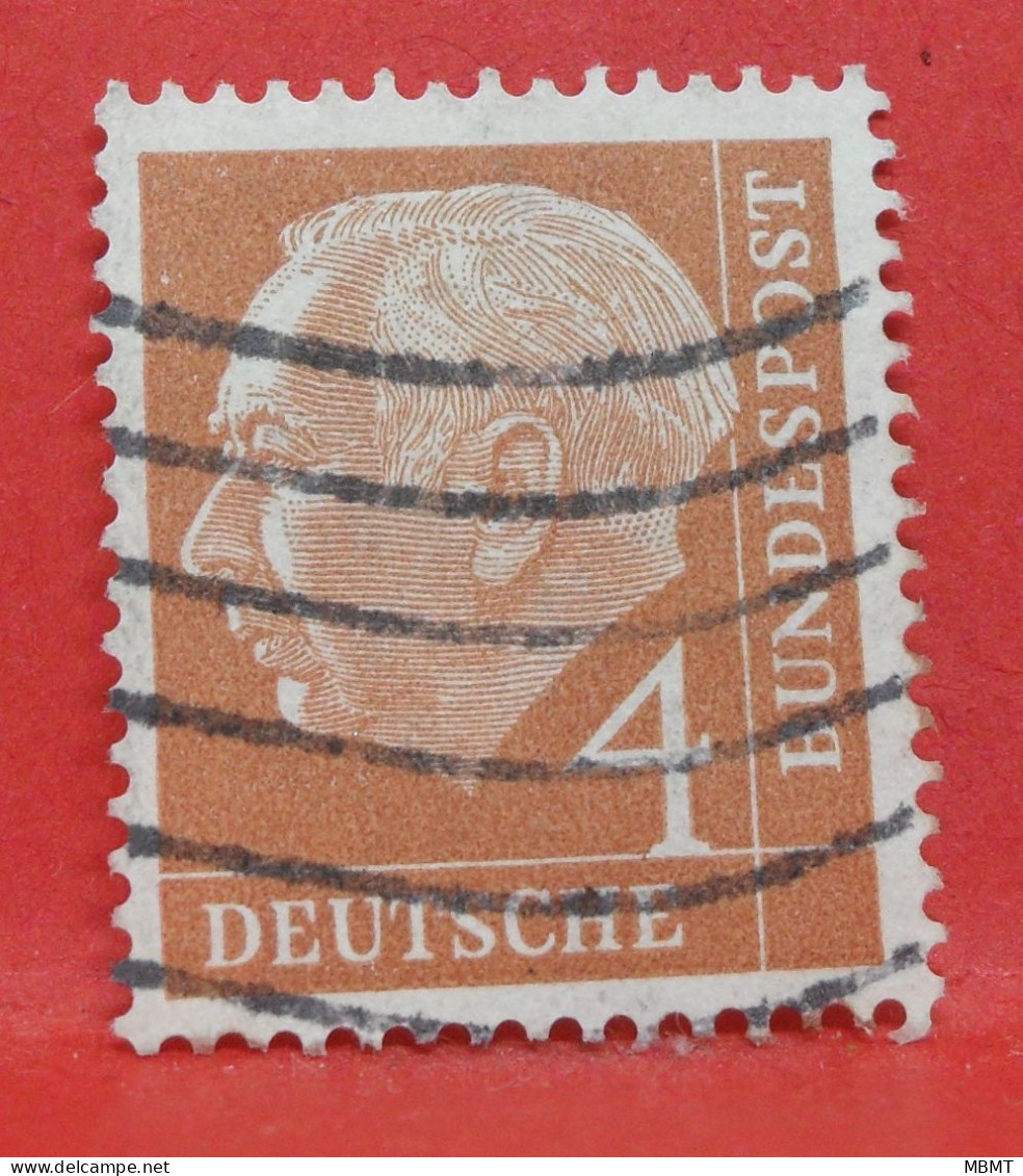 N°68 - 4 Pfennig - Année 1954 - Timbre Oblitéré Allemagne Bundespost - - Gebraucht