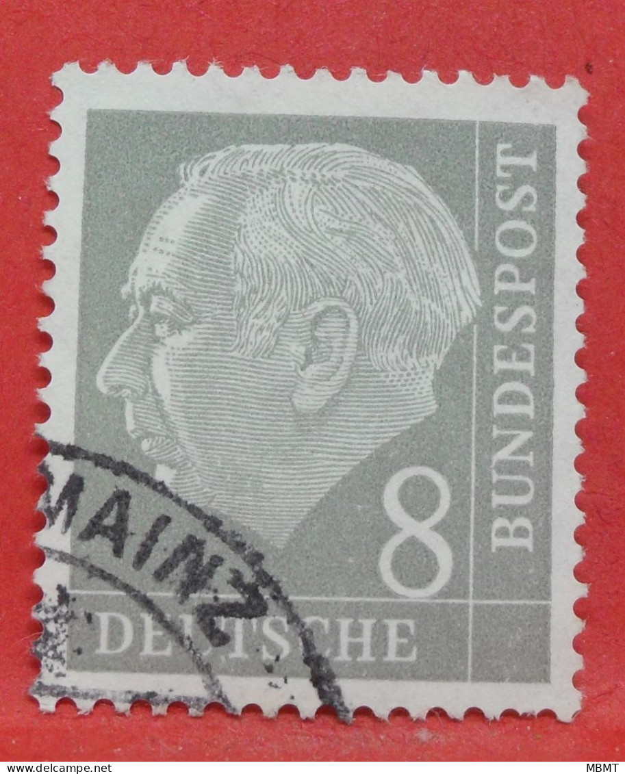 N°72 - 8 Pfennig - Année 1954 - Timbre Oblitéré Allemagne Bundespost - - Gebraucht