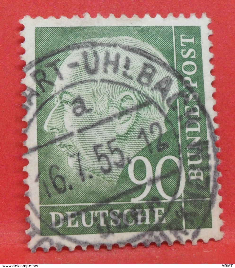 N°83 - 90 Pfennig - Année 1954 - Timbre Oblitéré Allemagne Bundespost - - Gebraucht