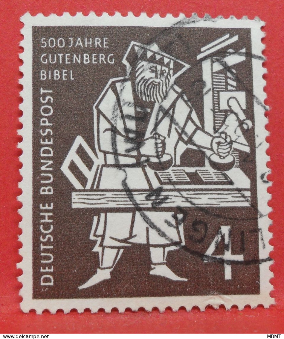 N°88 - 4 Pfennig - Année 1954 - Timbre Oblitéré Allemagne Bundespost - - Gebraucht