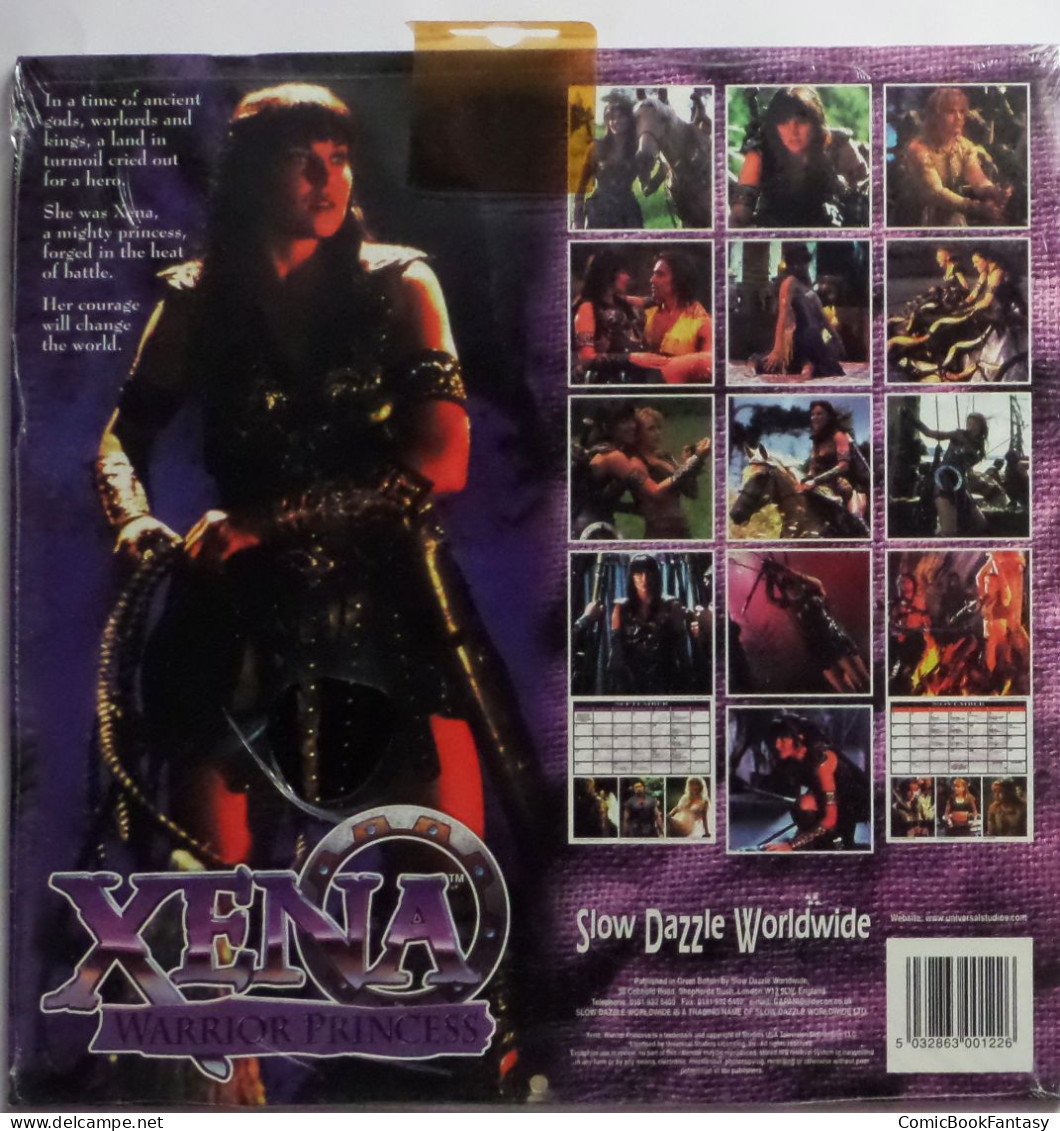 Xena Warrior Princess 1999 Wall Calendar - New & Sealed. Collectible - Formato Grande : 1991-00