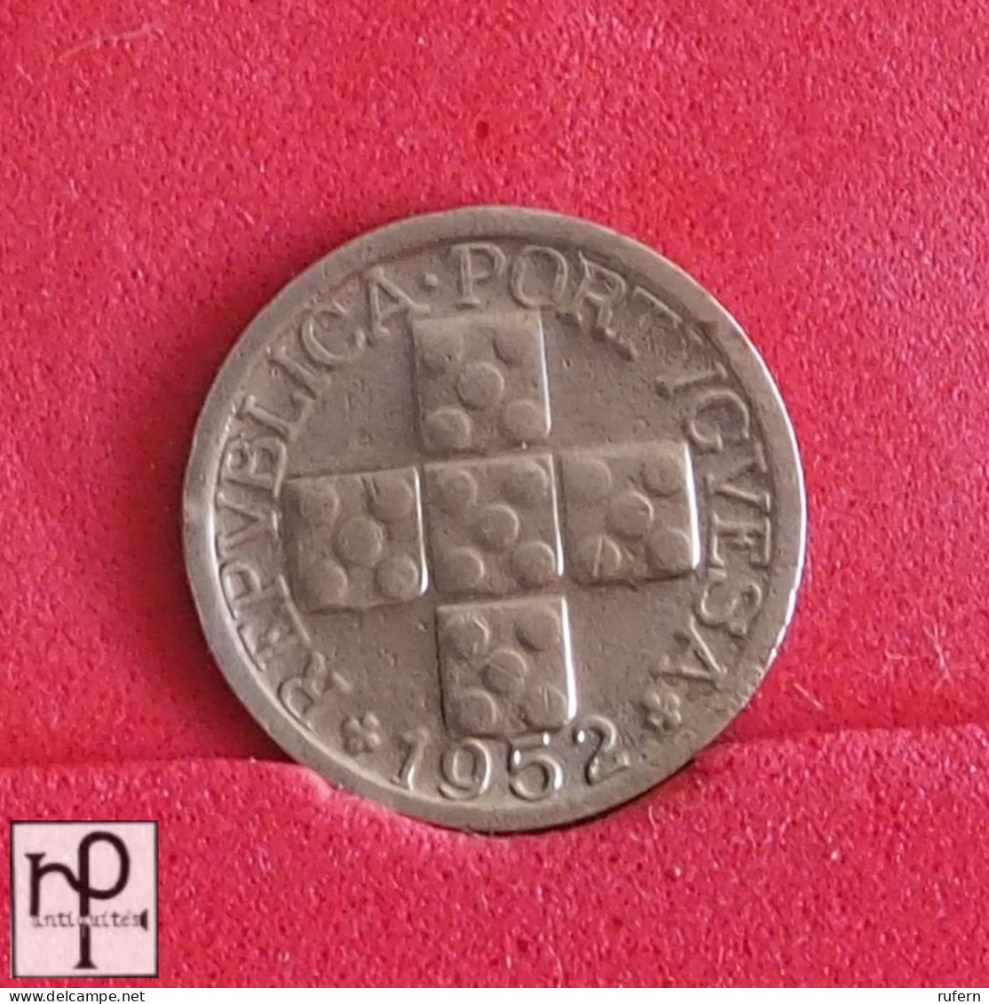 PORTUGAL 10 CENTAVOS 1952 -    KM# 583 - (Nº55919) - Portugal