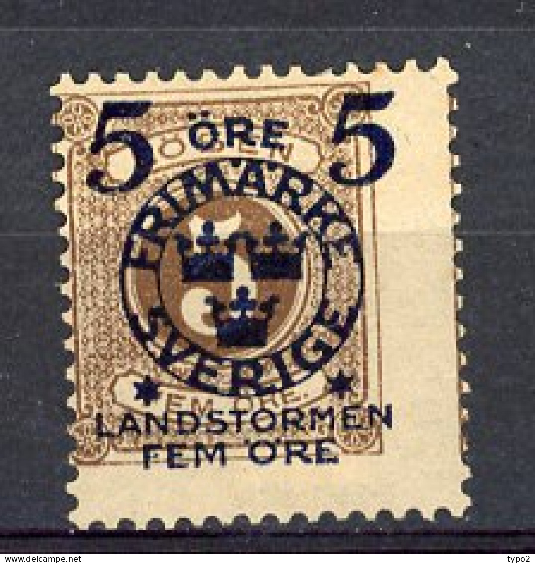 SUE Yv. N° 89   *  5ö + 5ö S 5ö  Taxe Surchargé Cote 12 Euro BE   2 Scans - Unused Stamps