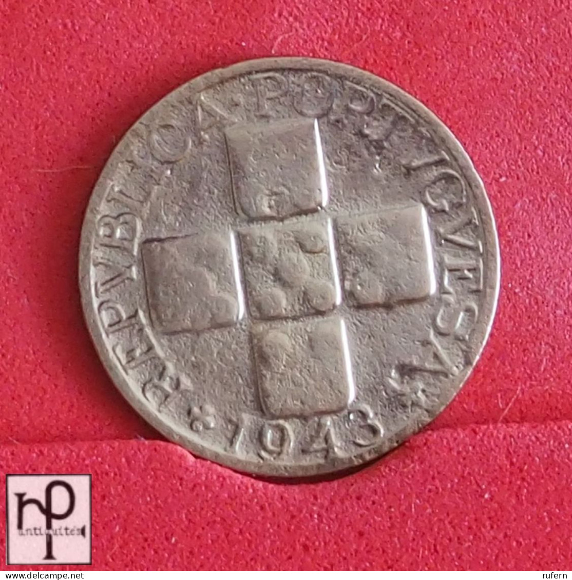 PORTUGAL 20 CENTAVOS 1943 -    KM# 584 - (Nº55924) - Portugal