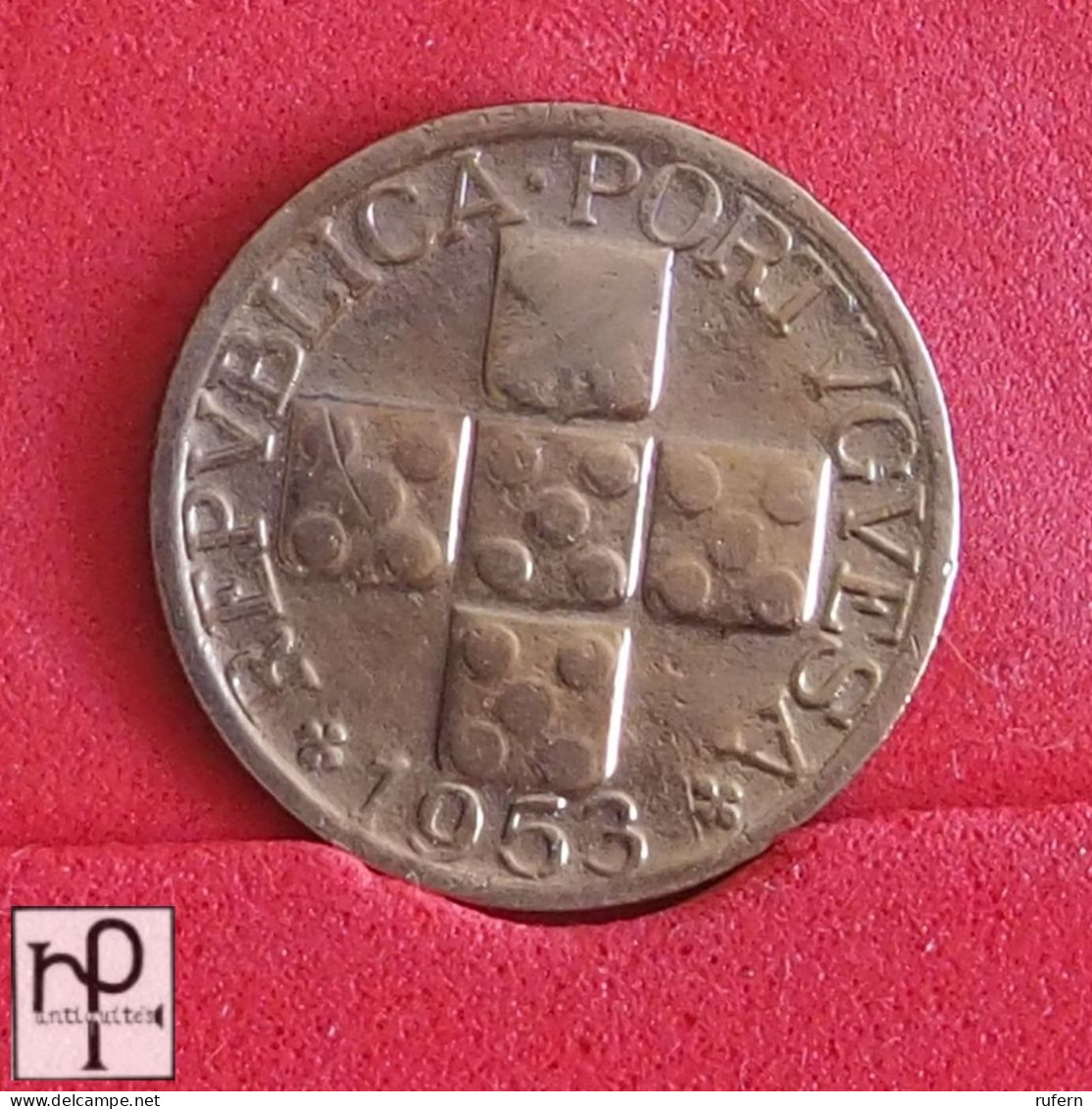 PORTUGAL 20 CENTAVOS 1953 -    KM# 584 - (Nº55931) - Portugal