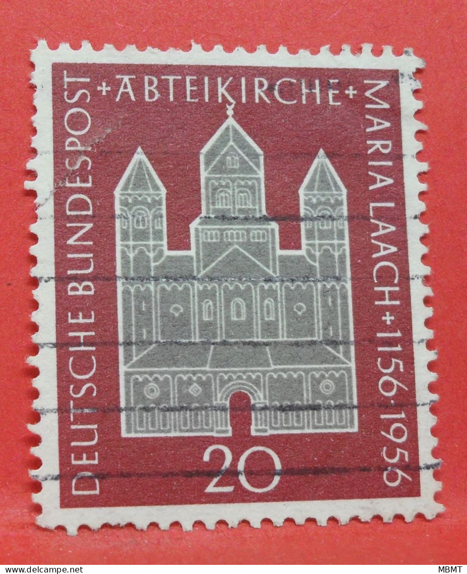 N°128 - 20 Pfennig - Année 1956 - Timbre Oblitéré Allemagne Bundespost - - Gebraucht