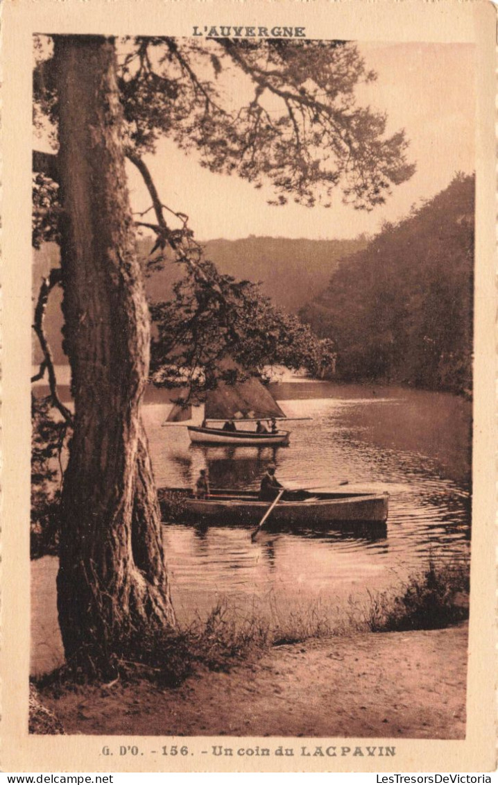 FRANCE - L' Auvergne - Un Coin Du Lac Pavin - Barque - Lac - Carte Postale Ancienne - Issoire