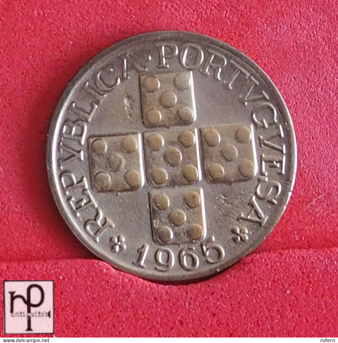 PORTUGAL 20 CENTAVOS 1965 -    KM# 584 - (Nº55941) - Portugal