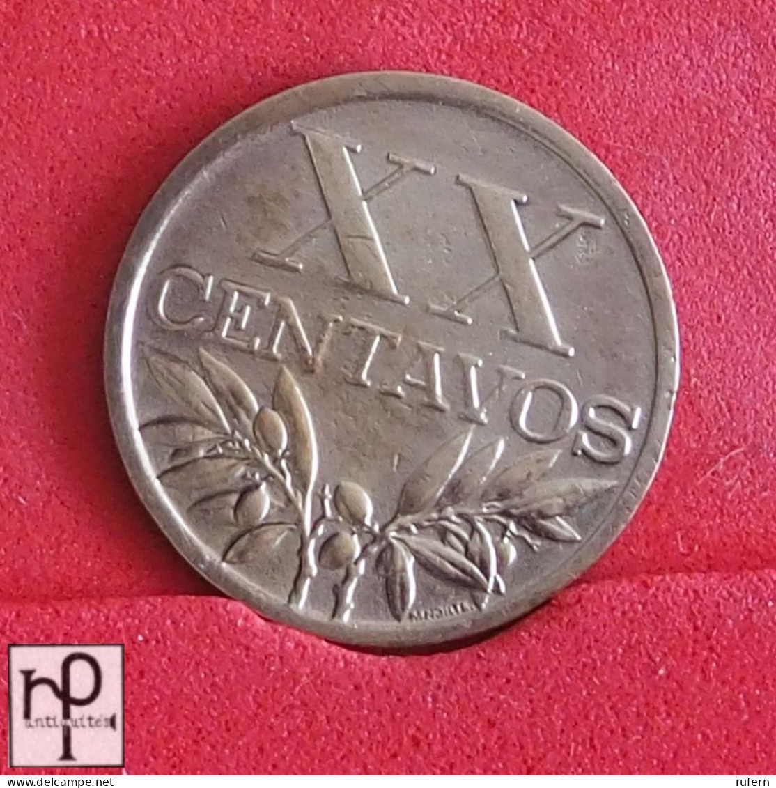 PORTUGAL 20 CENTAVOS 1965 -    KM# 584 - (Nº55941) - Portugal