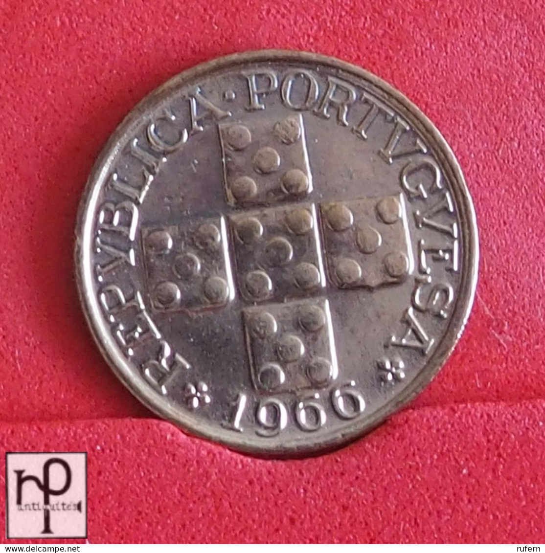 PORTUGAL 20 CENTAVOS 1966 -    KM# 584 - (Nº55942) - Portugal