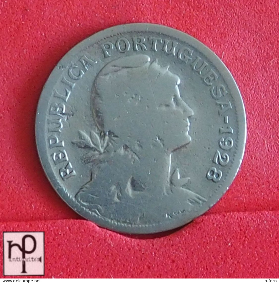 PORTUGAL 50 CENTAVOS 1928 -    KM# 577 - (Nº55947) - Portugal