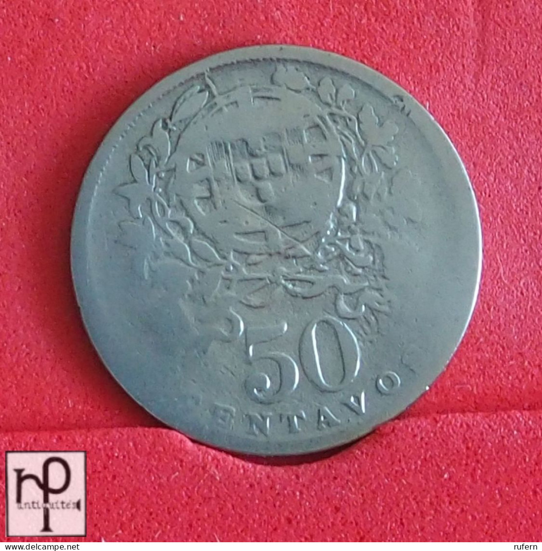 PORTUGAL 50 CENTAVOS 1928 -    KM# 577 - (Nº55947) - Portugal