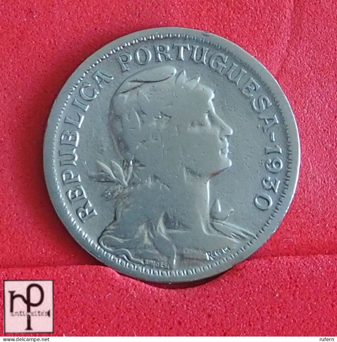 PORTUGAL 50 CENTAVOS 1930 -    KM# 577 - (Nº55949) - Portugal