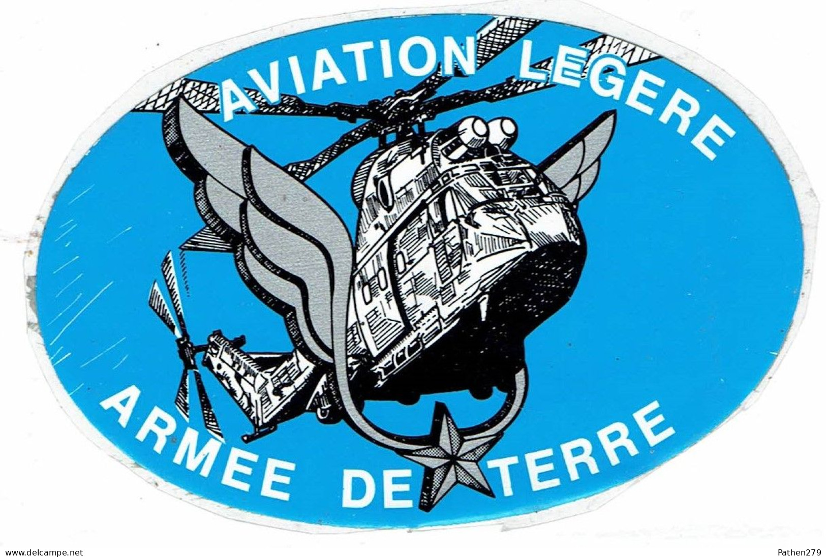 Autocollant Armée De Terre - ALAT - Aviation Légère De L'Armée De Terre - Aviation