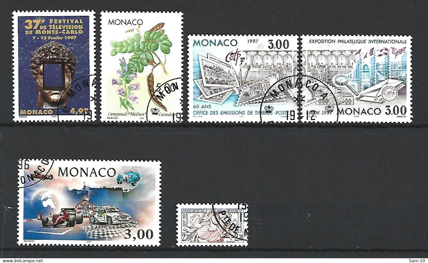Timbre De Monaco Oblitéré N 2026 / 2085    Année 1996 - Usati