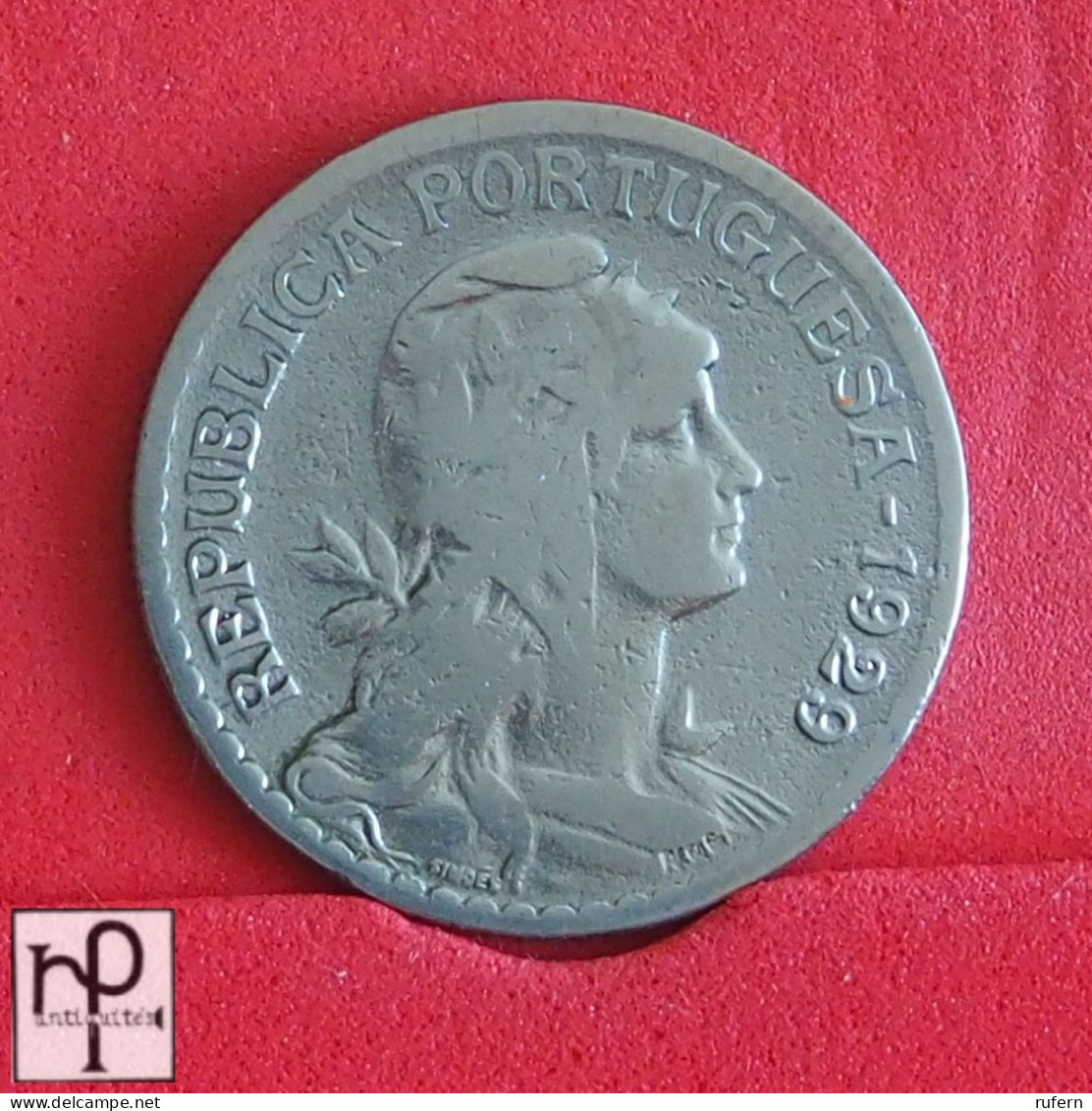 PORTUGAL 1 ESCUDO  1929 -    KM# 578 - (Nº55965) - Portugal