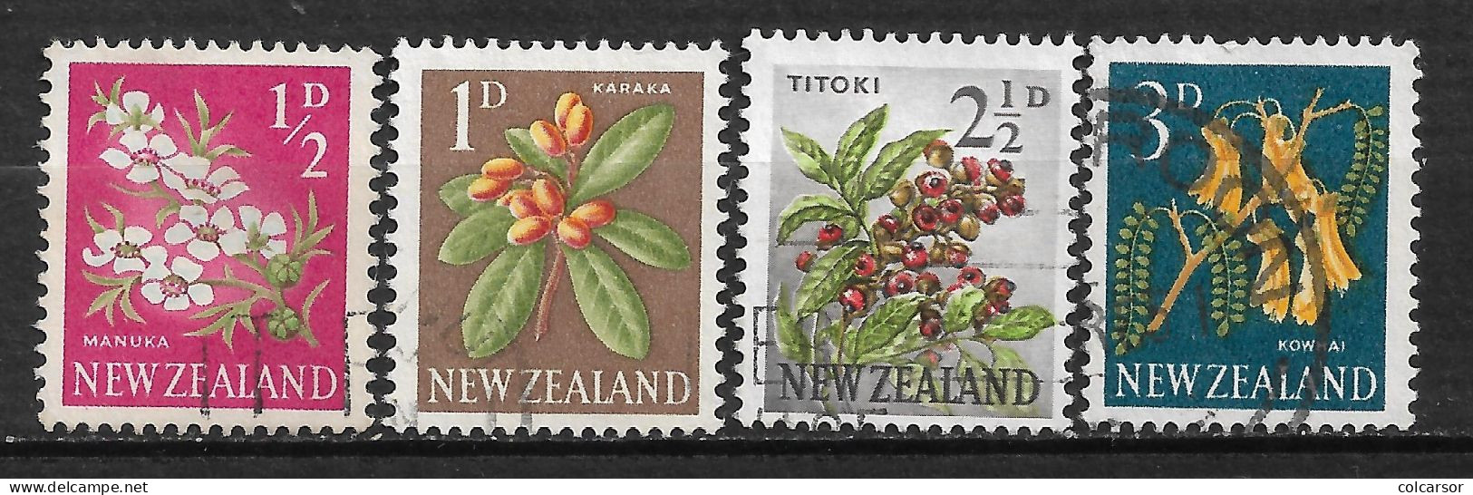 NOUVELLE ZÉLANDE N°384/87 - Used Stamps