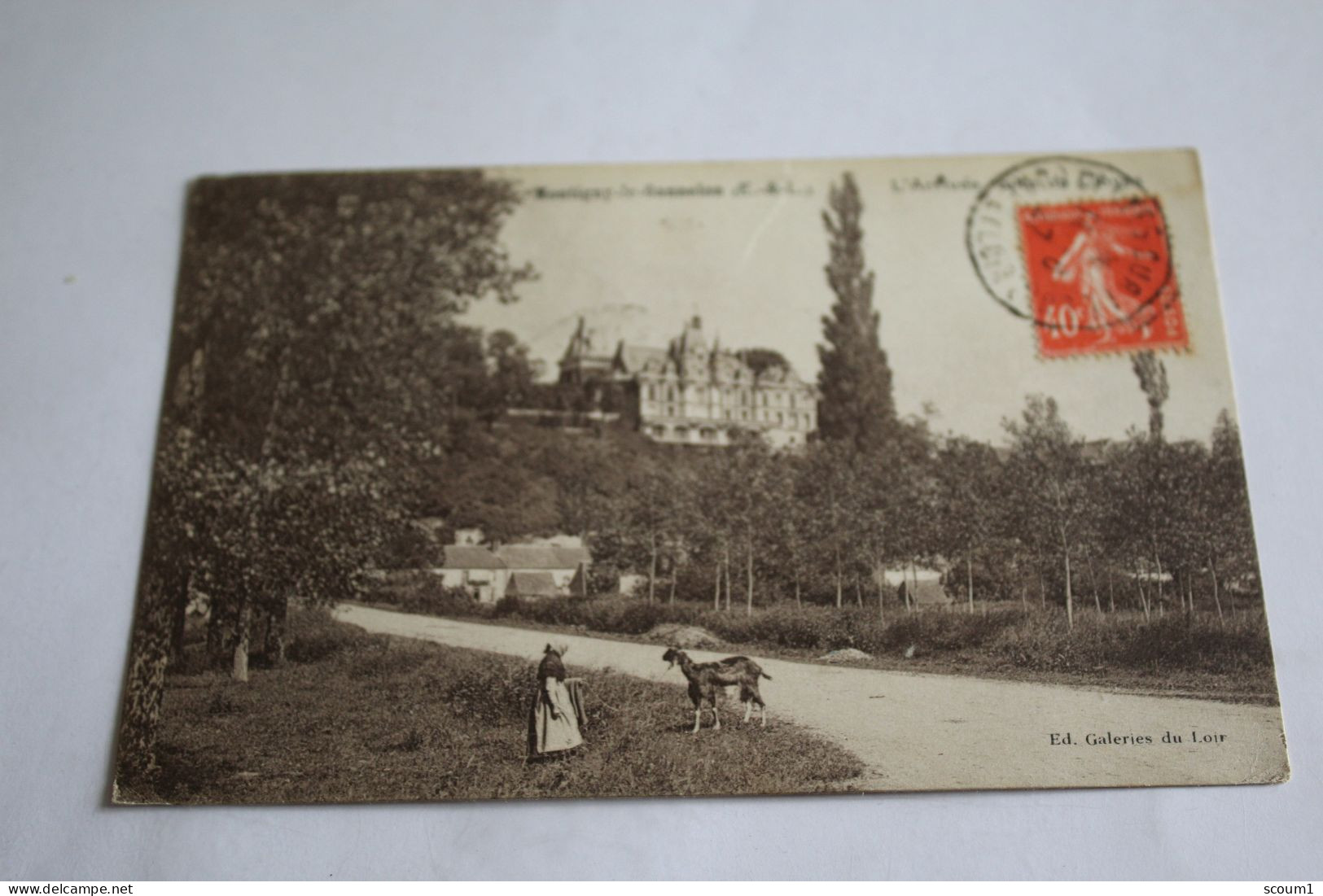 Montigny Le Gannelon - L'arrivée Route De Cloyes - 1927 - Montigny-le-Gannelon