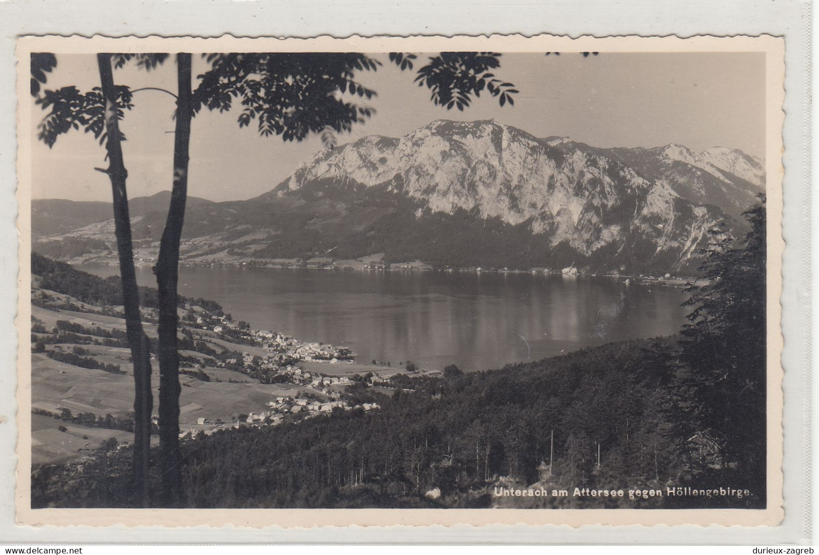 Unterach Am Attersee Old Postcard Posted 1956 B230801 - Attersee-Orte