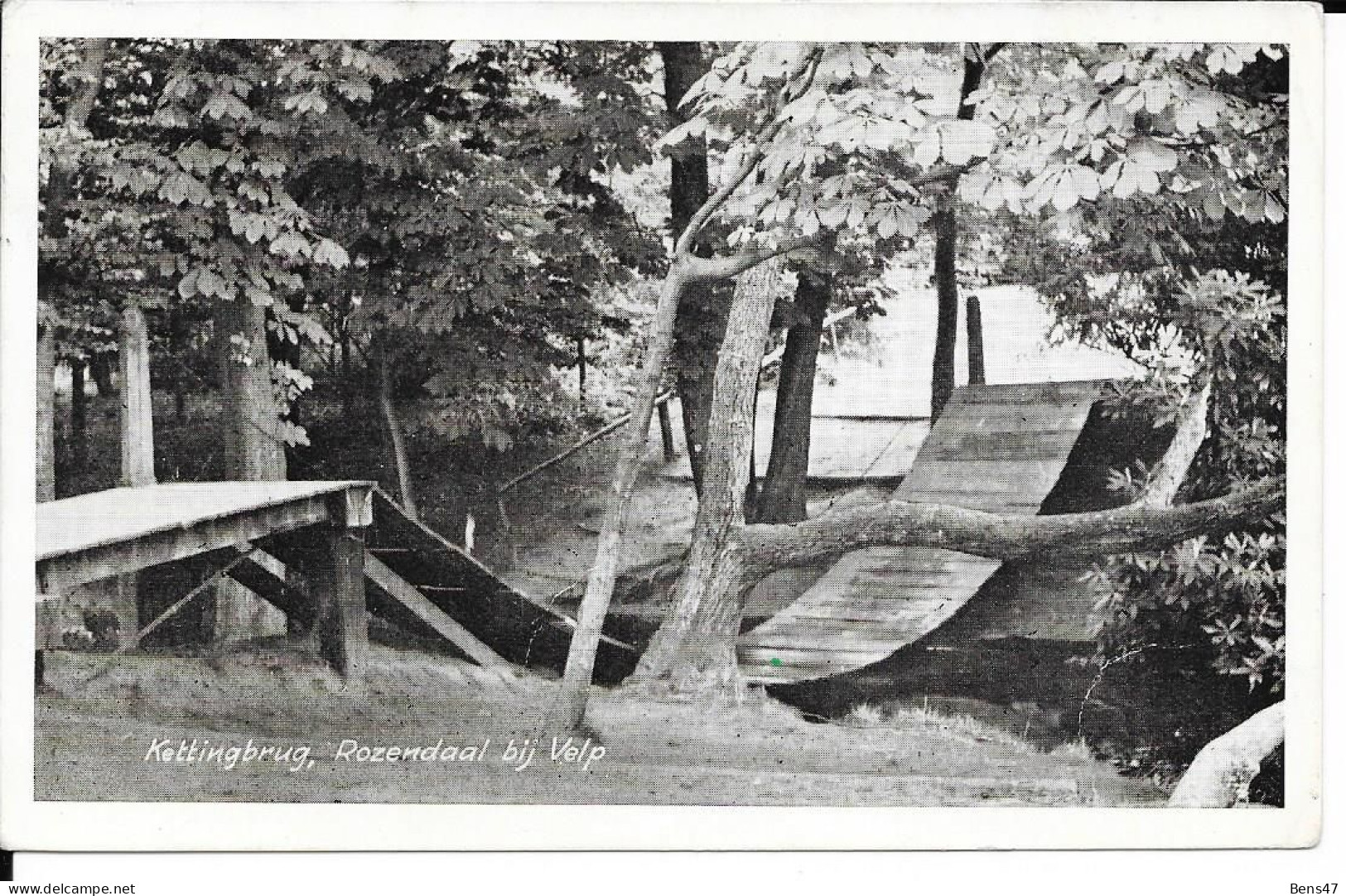 Velp -Rozendaal Kettingbrug 16-6-1953 - Velp / Rozendaal