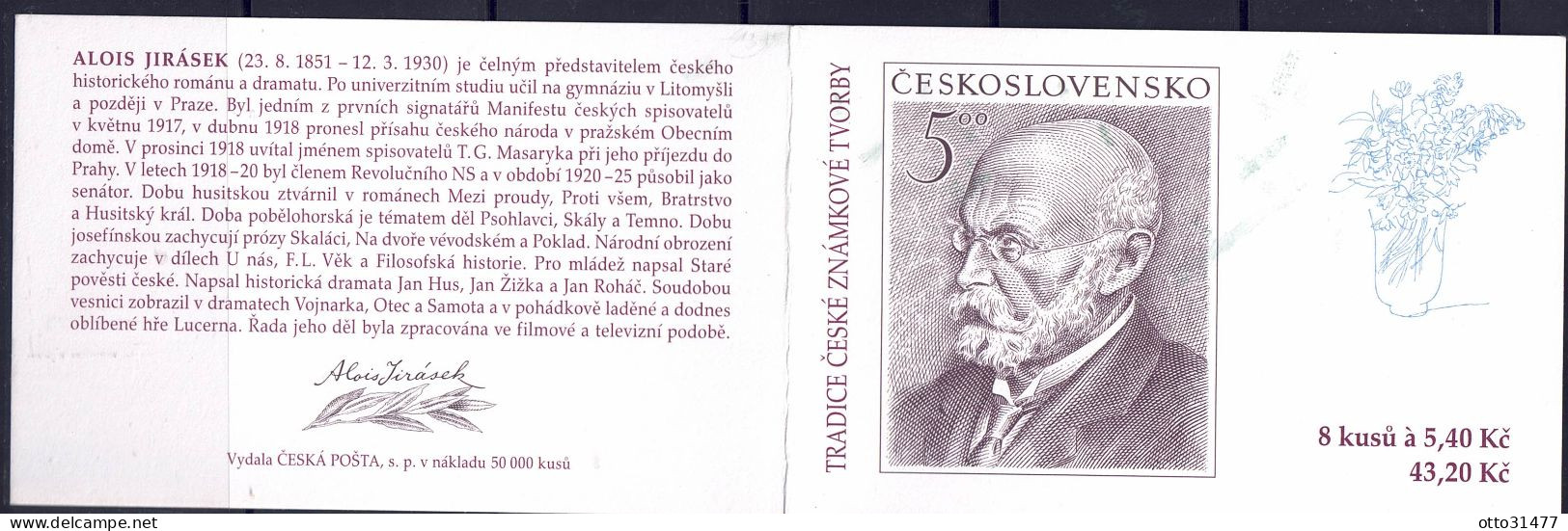 Tschechei 2001 - Traditionen, MH 91 (mit HB 13, Nr. 281), Postfrisch ** / MNH - Unused Stamps