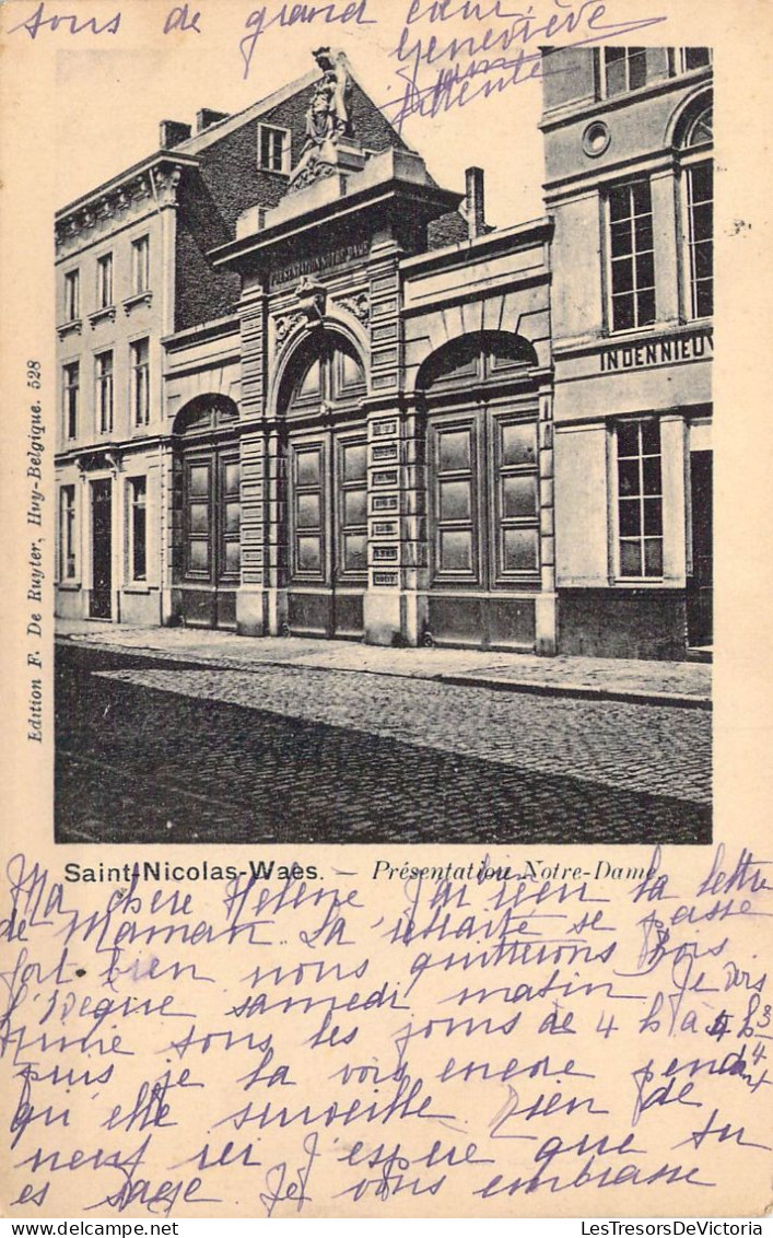 BELGIQUE - Saint-Nicolas - Présentation Notre-Dame - Carte Postale Ancienne - Sint-Niklaas