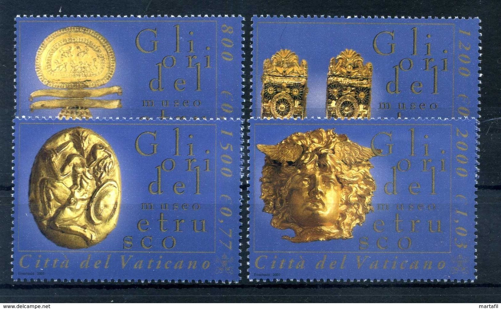 2001 VATICANO SERIE COMPLETA MNH ** - Unused Stamps