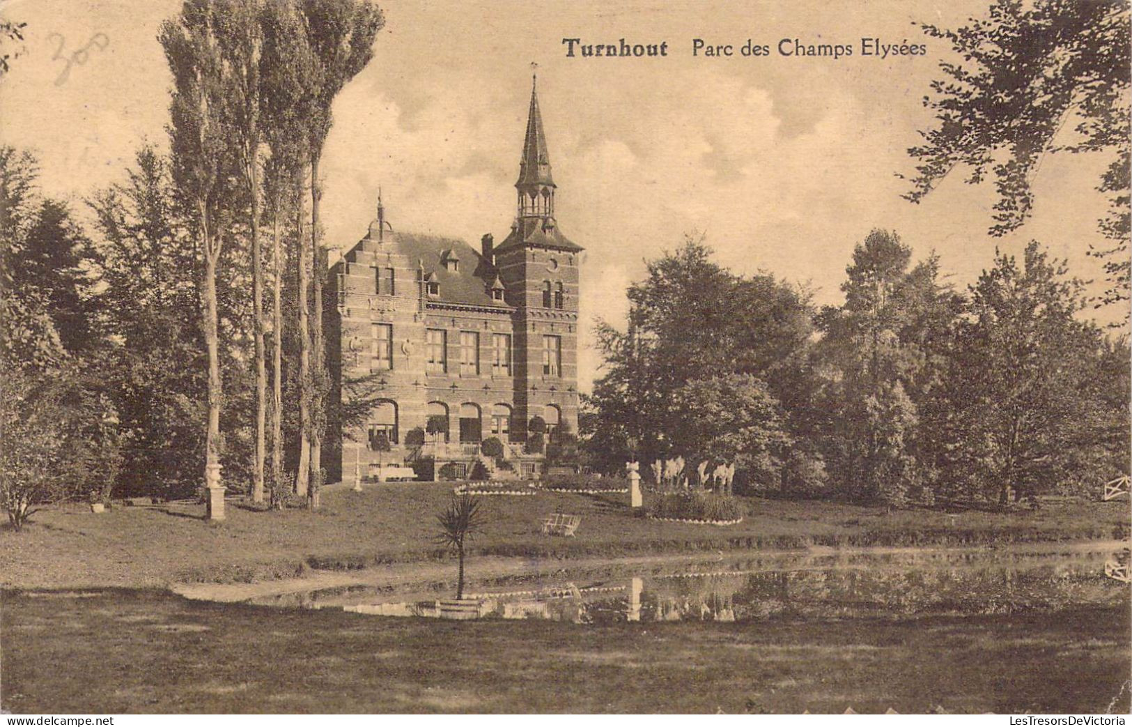 BELGIQUE - Turnhout - Parc Des Champs Elysées - Carte Postale Ancienne - Turnhout