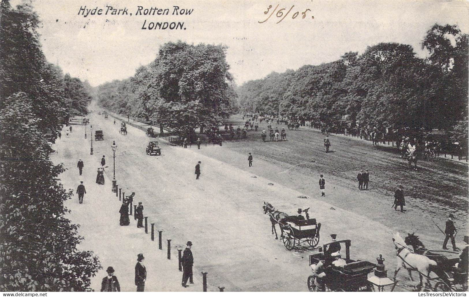 ANGLETERRE - London - Hyde Park - Rotten Row - Carte Postale Ancienne - Hyde Park