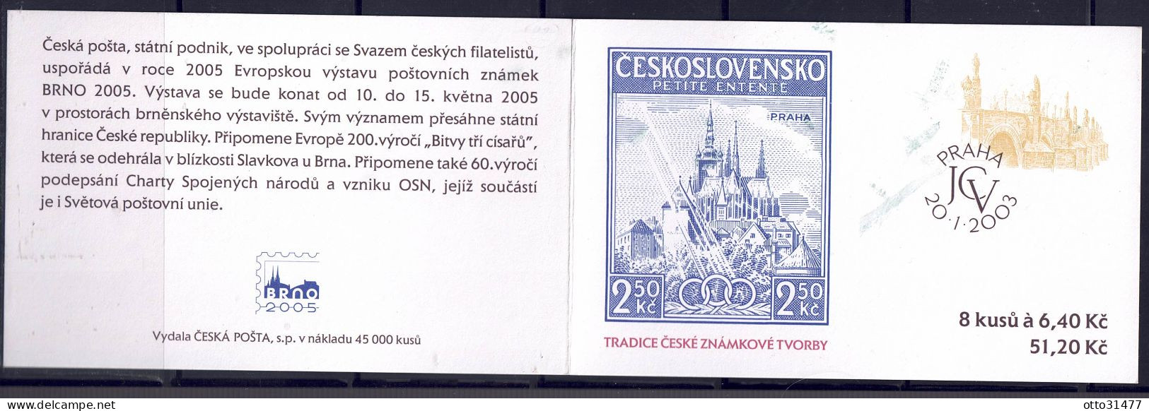 Tschechei 2003 - Traditionen, MH 105 (mit HB 18, Nr. 346), Postfrisch ** / MNH - Ongebruikt