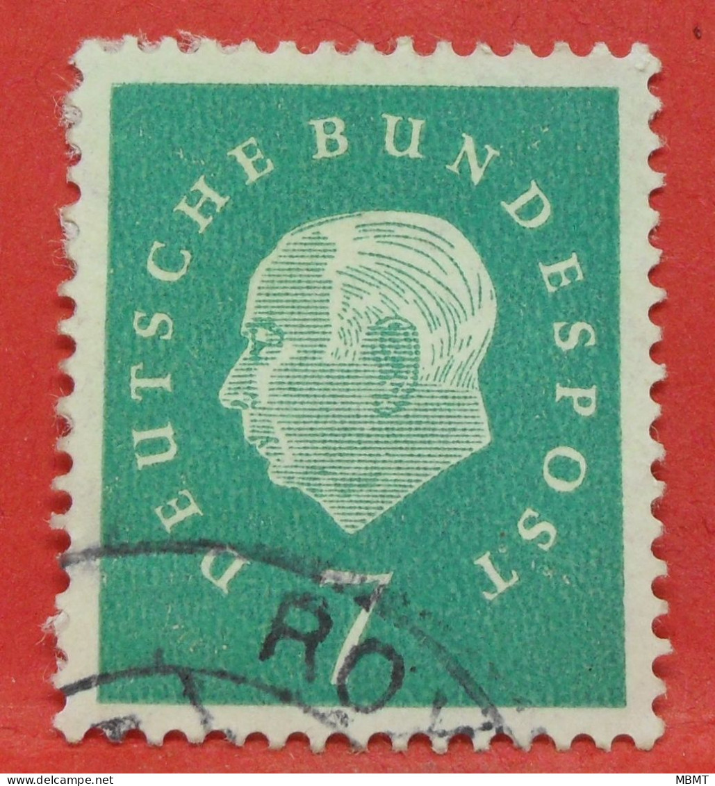 N°192 - 7 Pfennig - Année 1959 - Timbre Oblitéré Allemagne Bundespost - - Gebraucht