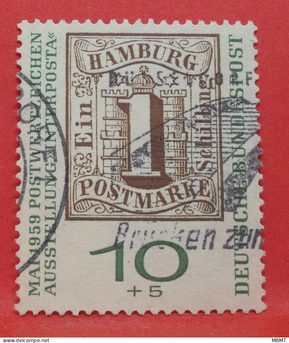 N°200 - 10+5 Pfennig - Année 1959 - Timbre Oblitéré Allemagne Bundespost - - Gebraucht