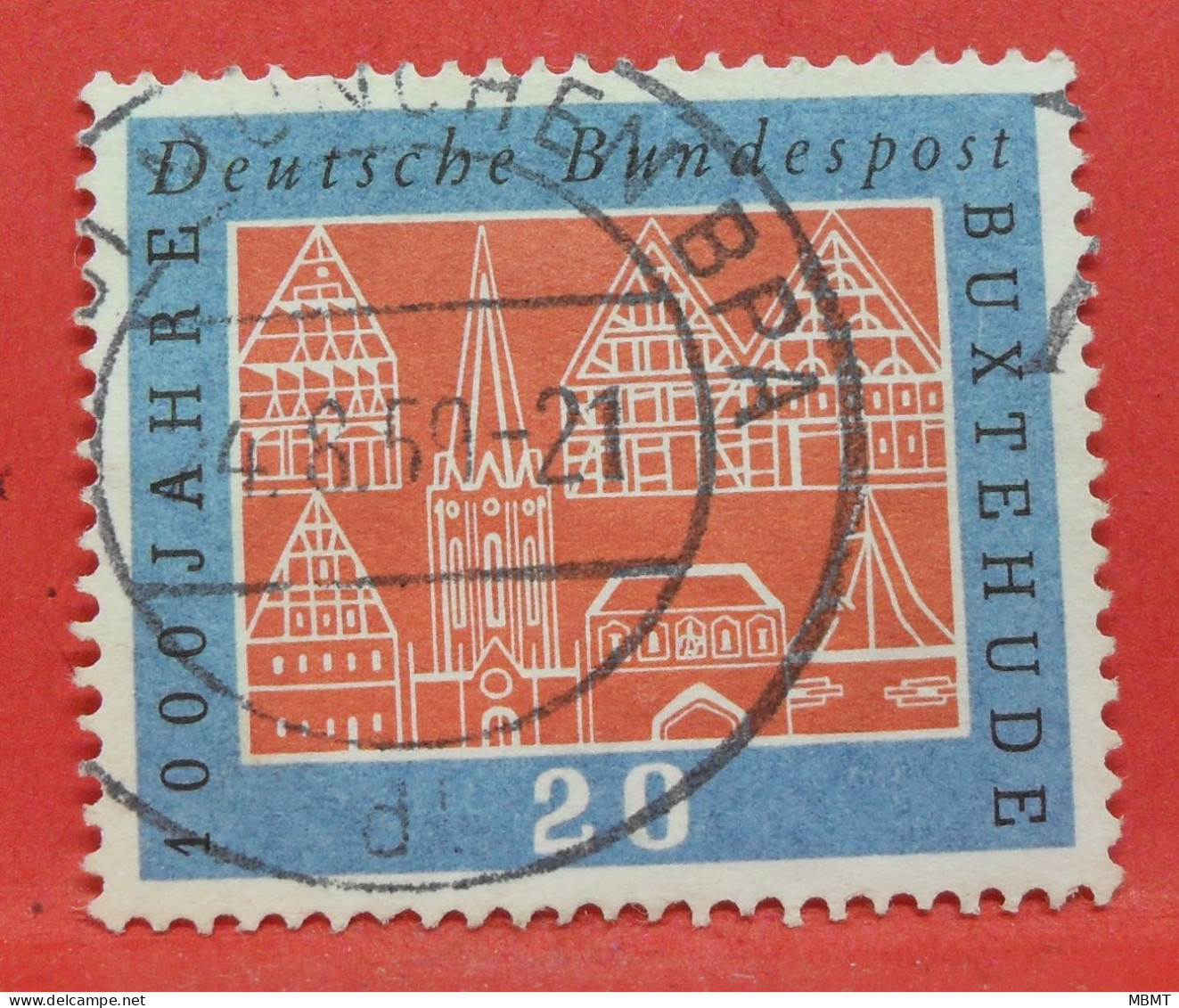 N°202 - 20 Pfennig - Année 1959 - Timbre Oblitéré Allemagne Bundespost - - Gebraucht