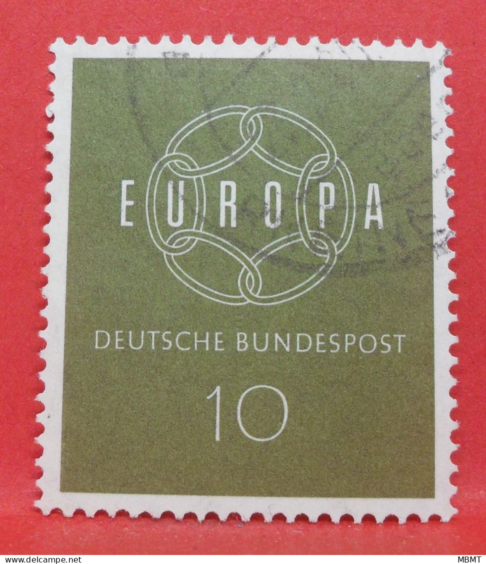 N°210 - 10 Pfennig - Année 1959 - Timbre Oblitéré Allemagne Bundespost - - Gebraucht