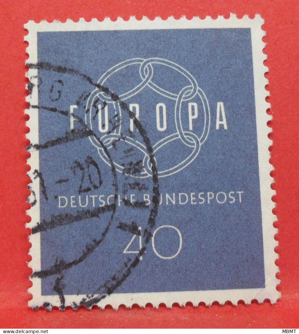 N°211 - 20 Pfennig - Année 1959 - Timbre Oblitéré Allemagne Bundespost - - Gebraucht