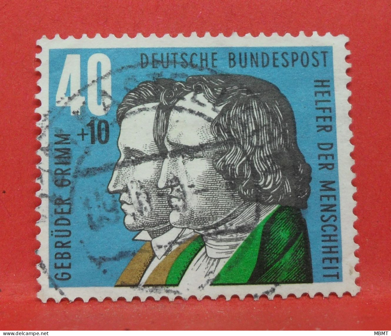 N°215 - 40+10 Pfennig - Année 1959 - Timbre Oblitéré Allemagne Bundespost - - Gebraucht