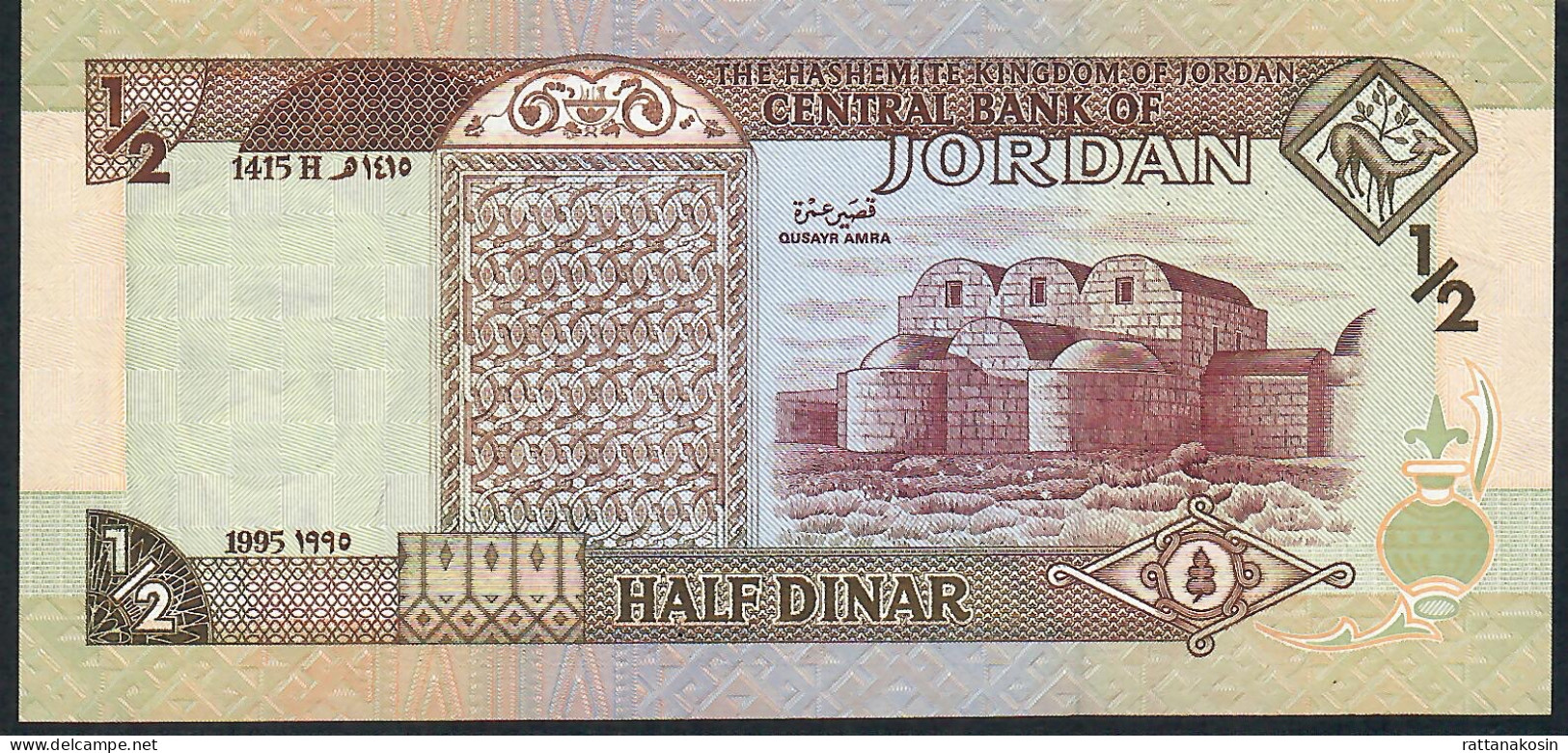 JORDAN P28a   1/2  DINAR    1995  UNC. - Jordanie