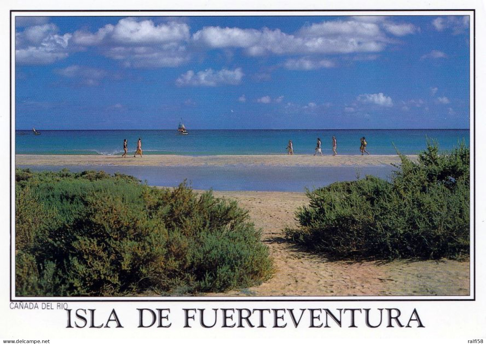 1 AK Fuerteventura * Der Strand Cañada Del Río Bei Costa Calma * - Fuerteventura