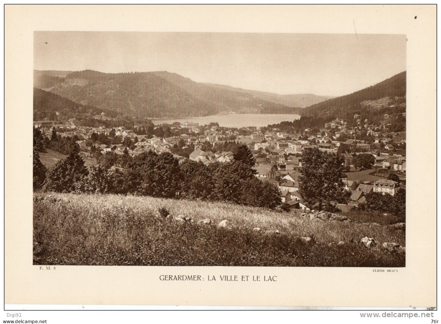 GERADMER LA VILLE ET LE LAC - Andere Plannen