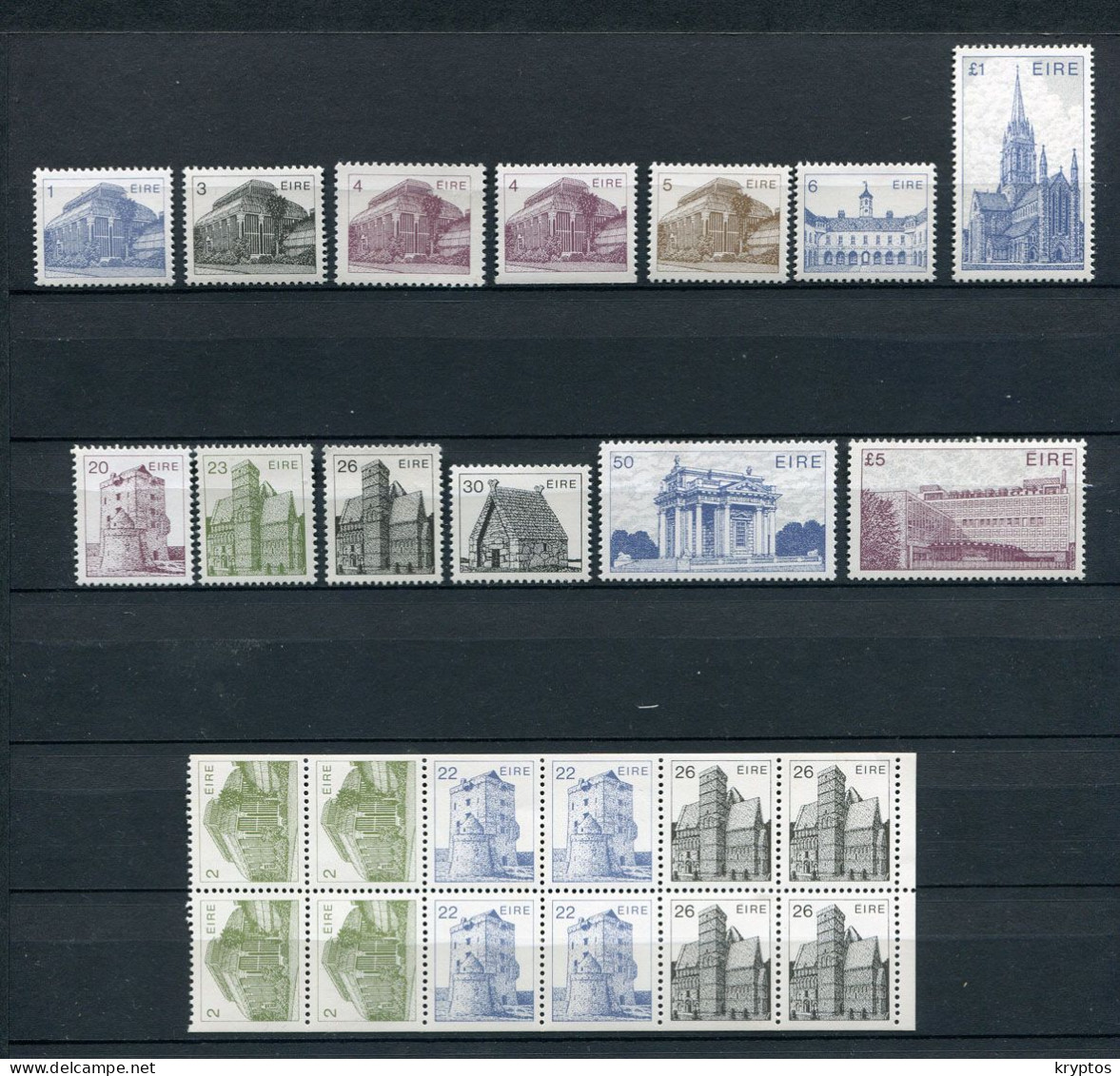 Ireland 1982-83. Definitives - A Selection Of 25 Stamps. ALL MINT - Colecciones & Series