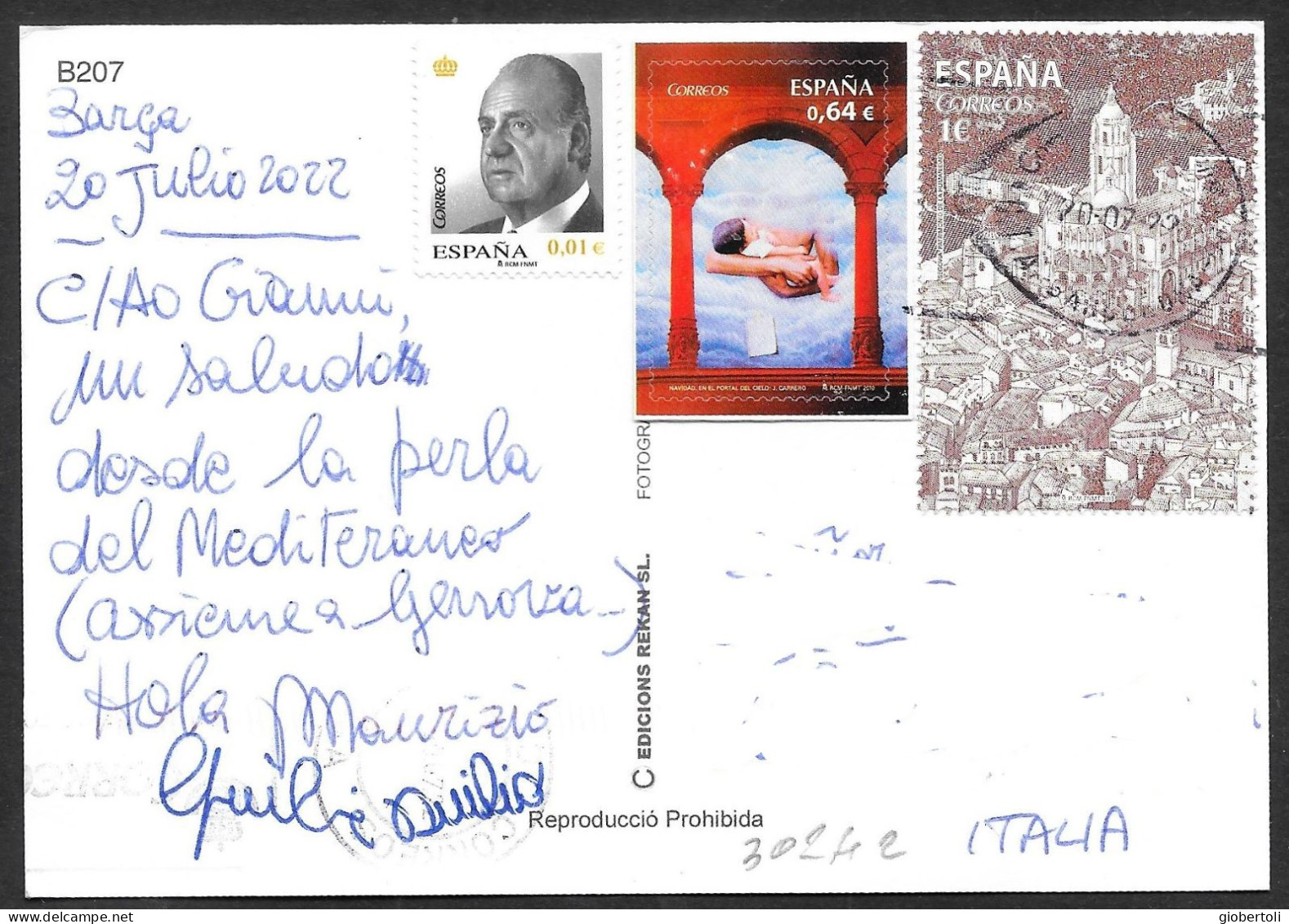 Spagna/Spain/Espagne: Cartolina, Postcard, Carte Postale - Storia Postale