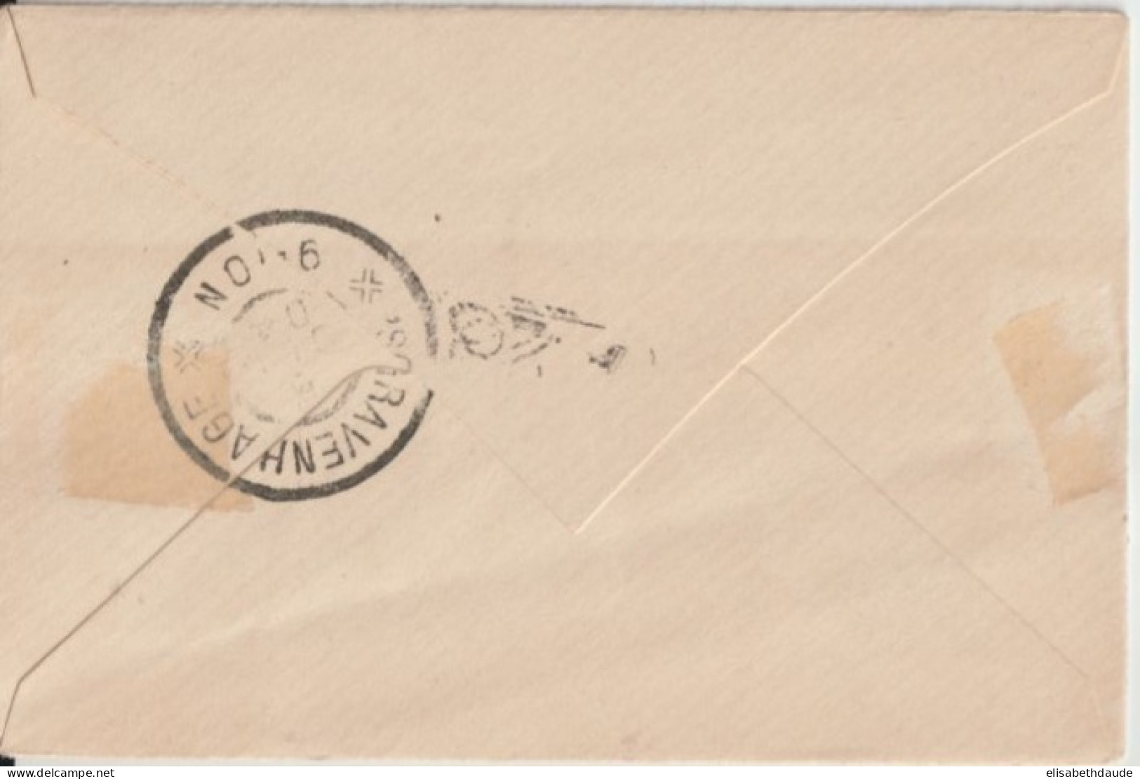 1904 - BLANC - ENVELOPPE ENTIER PETIT (DATE 120) De MARSEILLE => LA HAYE (HOLLANDE) ! - 1900-29 Blanc