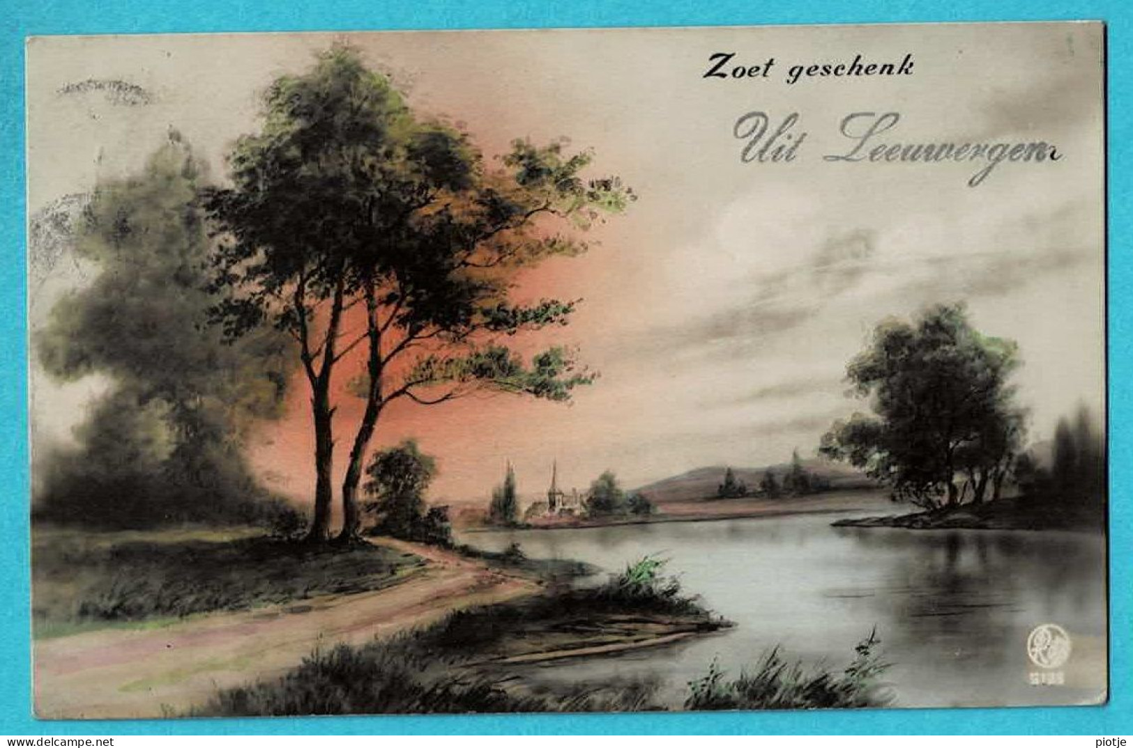 * Leeuwergem (Zottegem - Oost Vlaanderen) * (Roto 9138) Fantaisie, Zoet Geschenk Uit Leeuwergem, Canal, Quai, TOP - Zottegem