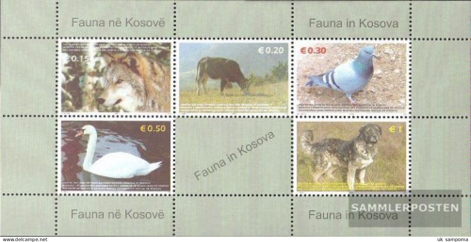 Kosovo Block1 (complete Issue) Unmounted Mint / Never Hinged 2006 Animals - Blocks & Sheetlets