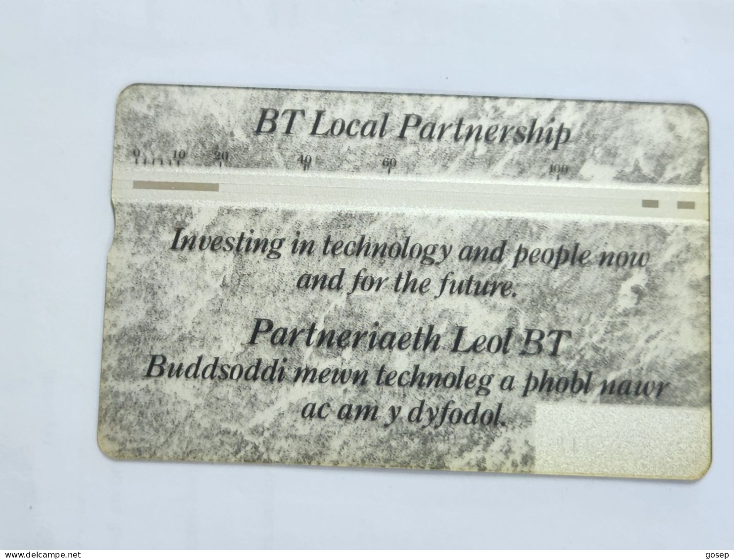 United Kingdom-(BTI137)-LOCAL PARTNERSHIP(welsh)-(141)(20units)(520D05916)(tirage-4.000)(price Cataloge-50.00£-mint) - BT Emissions Internes