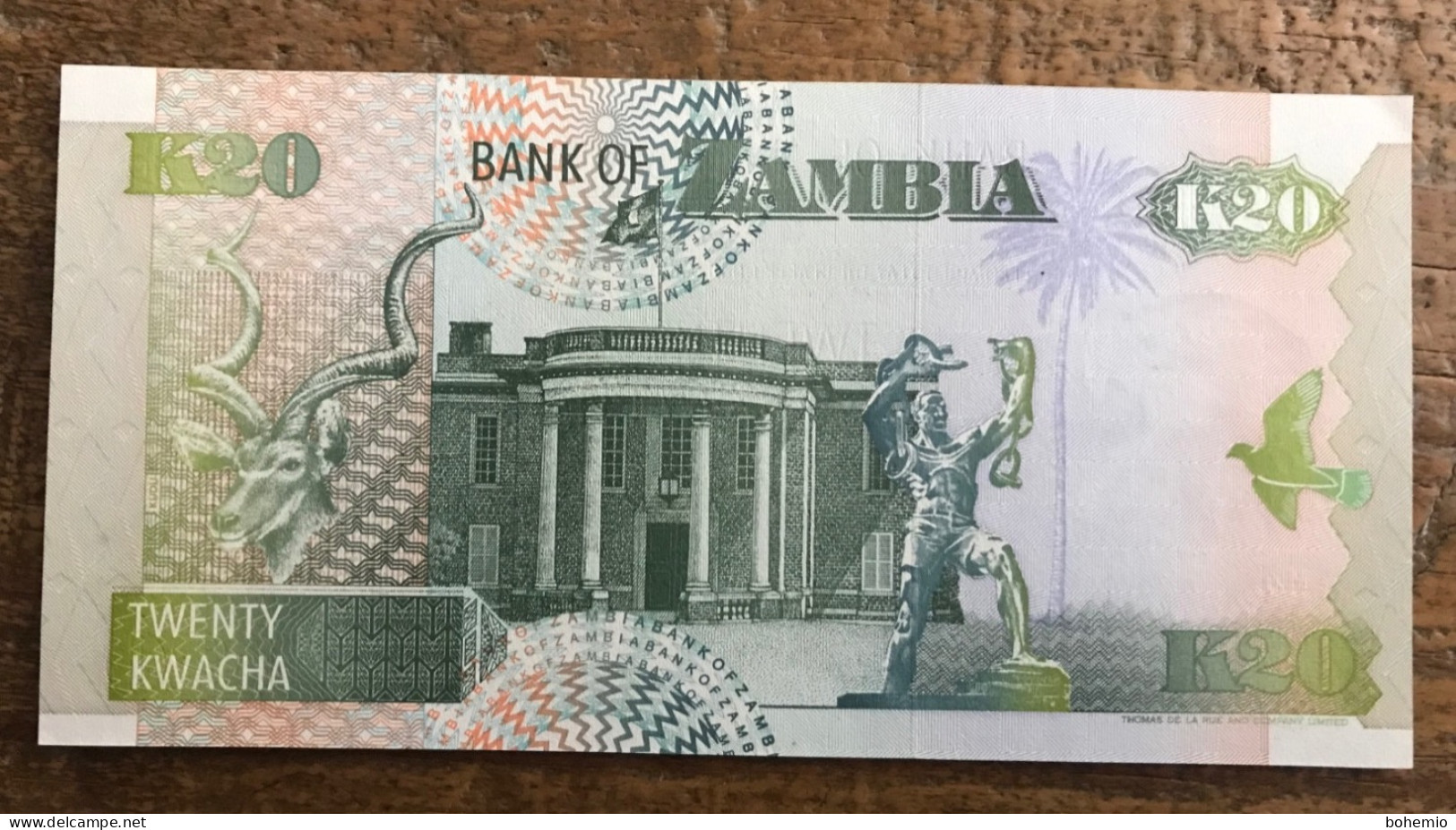 Zambia 20 Kwacha 1992 - Zambie